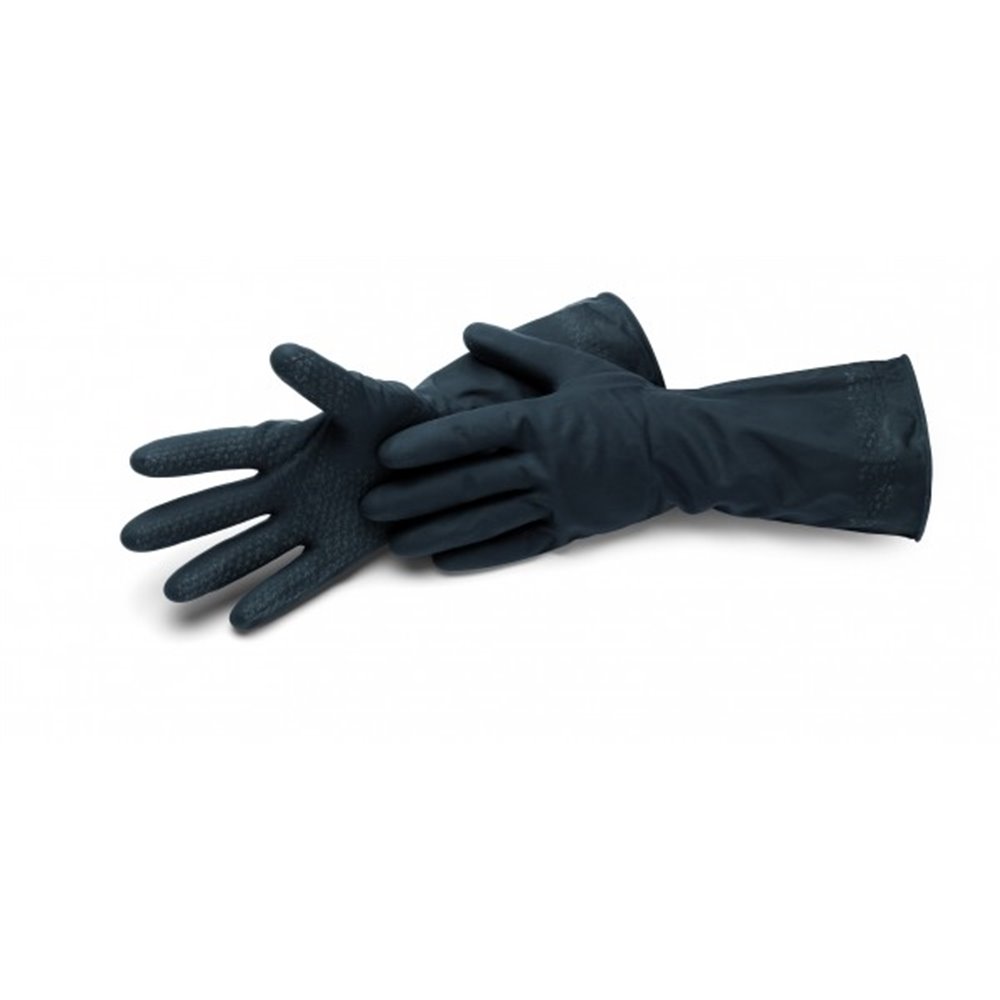 Rękawice lateksowe, czarne 10 / XL